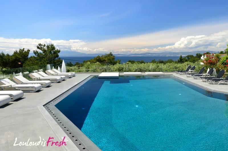 Louloudis Fresh-Adults Only Aparthotel Skala Rachoni  Exterior photo
